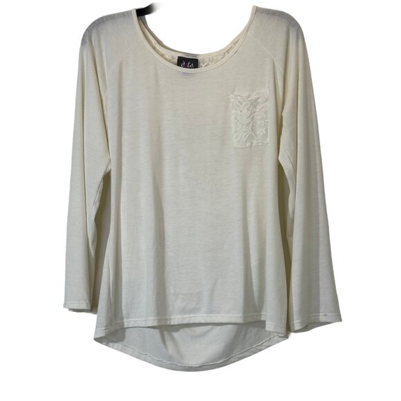 Women's Cream Cut Out Top Size: M - Picture 1 of 4